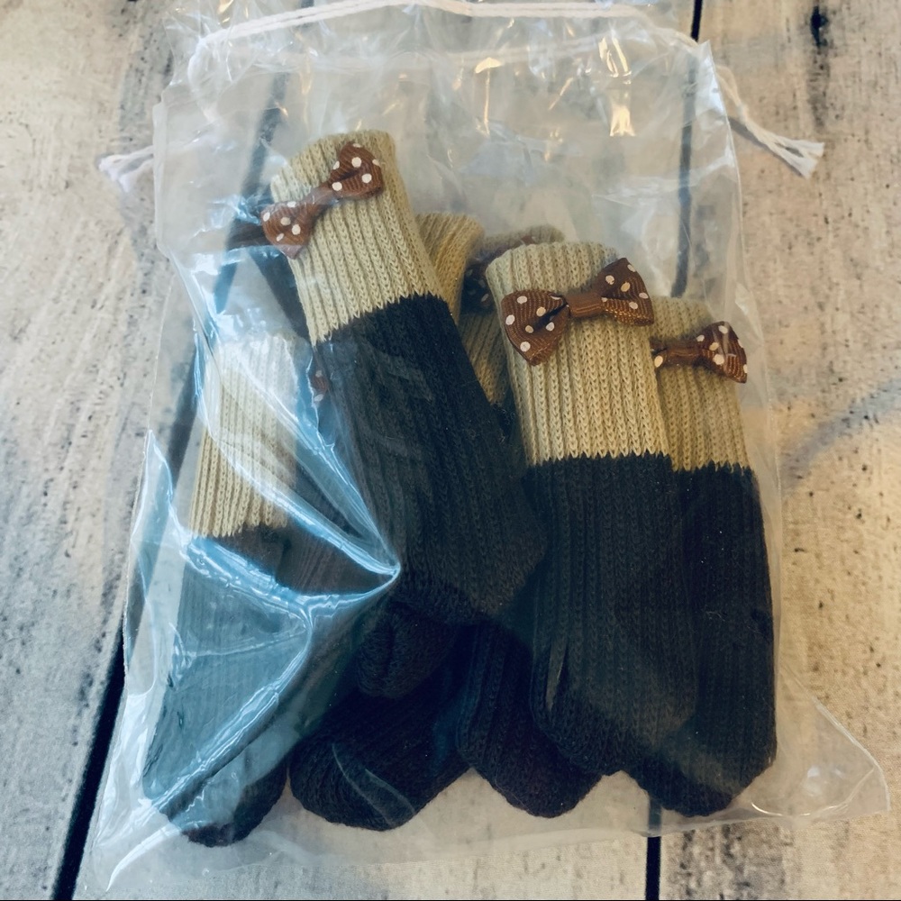 2/15$ 💗 New 12 PCS Furniture Leg Socks Knitted Furniture Socks - Picture 2 of 3